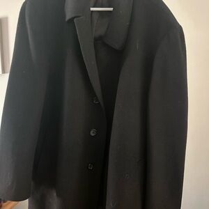 Ralph Lauren Black Coat with Green Lauren Label